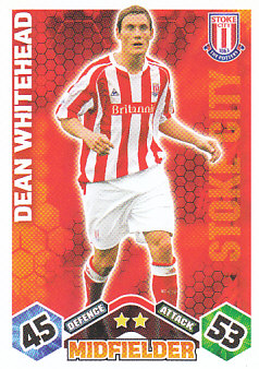 Dean Whitehead Stoke City 2009/10 Topps Match Attax #266